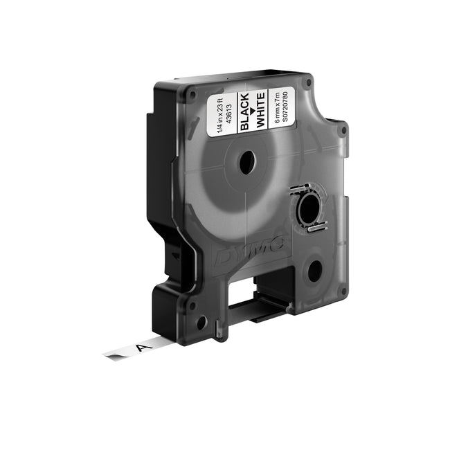 Dymo -  Labele  labelmanager d1 polyester 6mm wit | 5 stuks