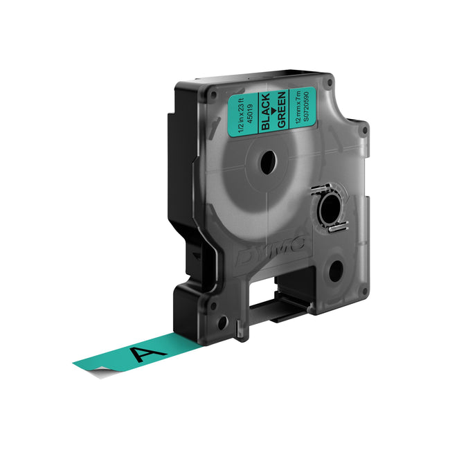 Dymo -  Labele  labelmanager d1 polyester 12mm grn | 5 stuks