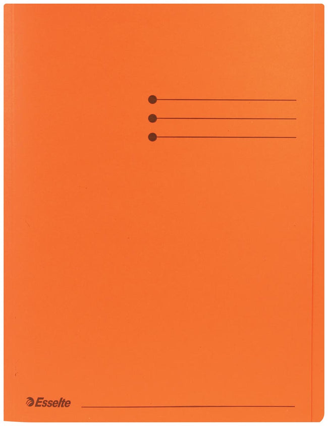 Esselte -  dossiermap oranje, pak van 100 stuks