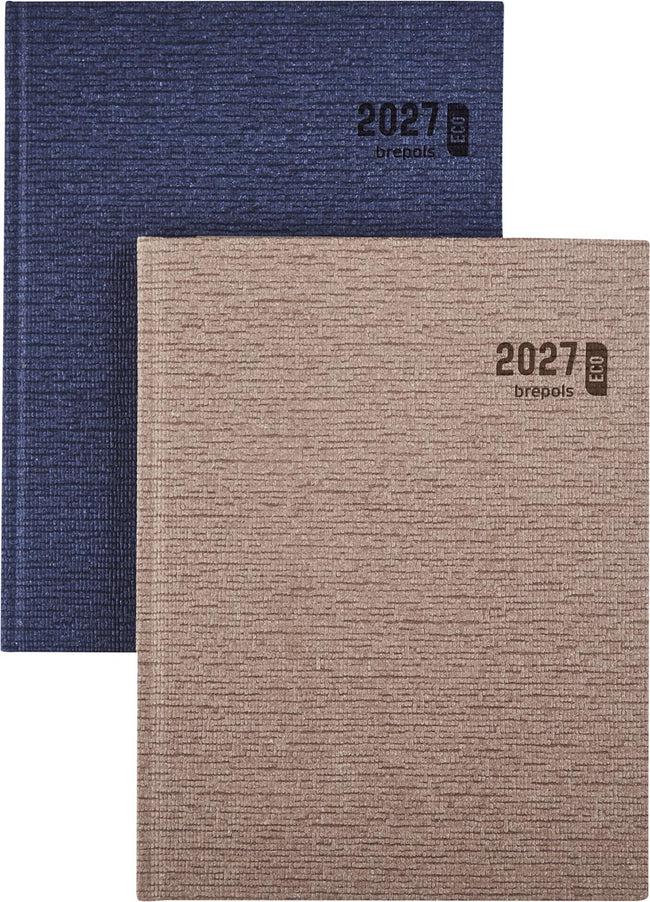 Brepols -   agenda Ecotiming, Kazar, assorti, 2027, boekgebonden