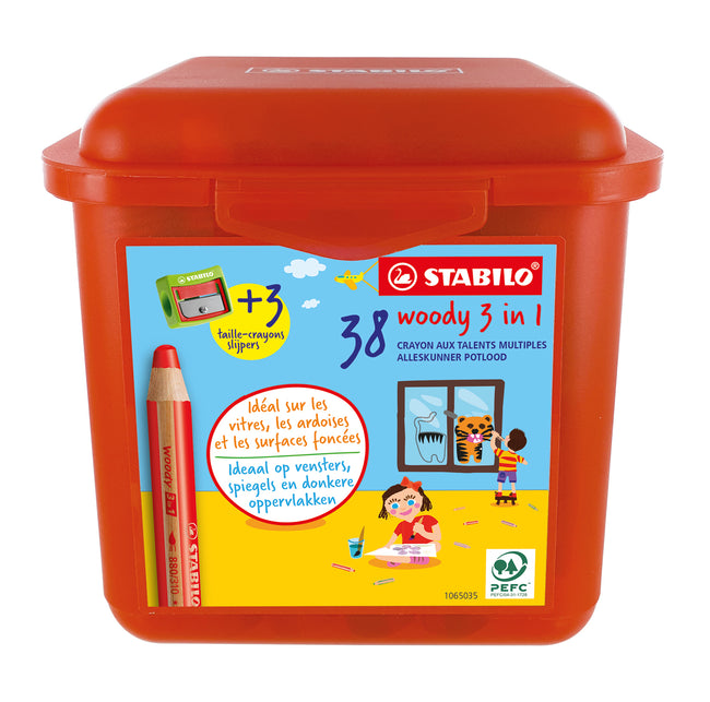 Stabilo -  Kleurpotlood 882 woody 3 in 1 48st ass