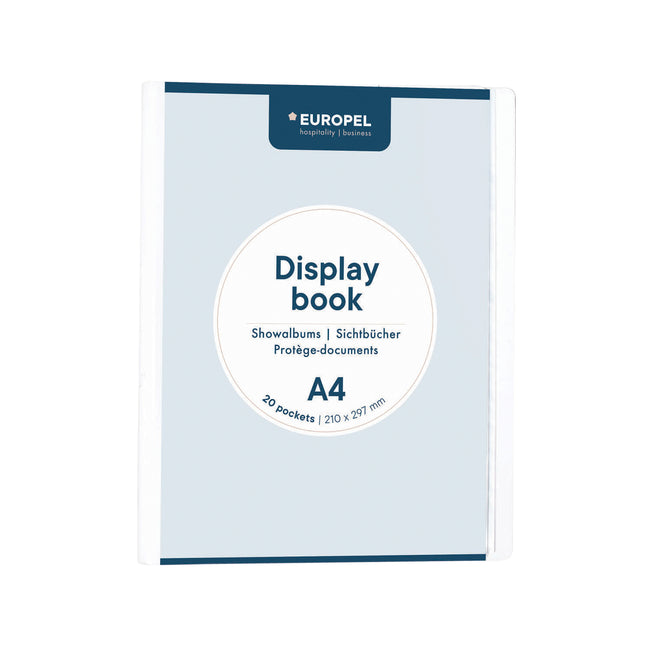 Europel - Showmap opus 2 a4 vue de face 20 sachets blanc | 10 pièces