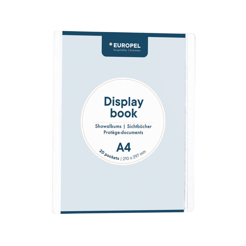 Europel - Showmap opus 2 a4 vue de face 20 sachets blanc | 10 pièces