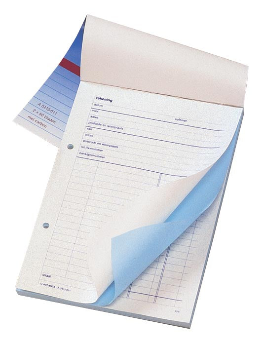 Atlanta par Jalema - Bloc-notes Djois A4 50x2 feuilles autocopiant blanc