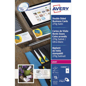 Avery -  Visitekaart  c32026-25 2-zijdig 250st