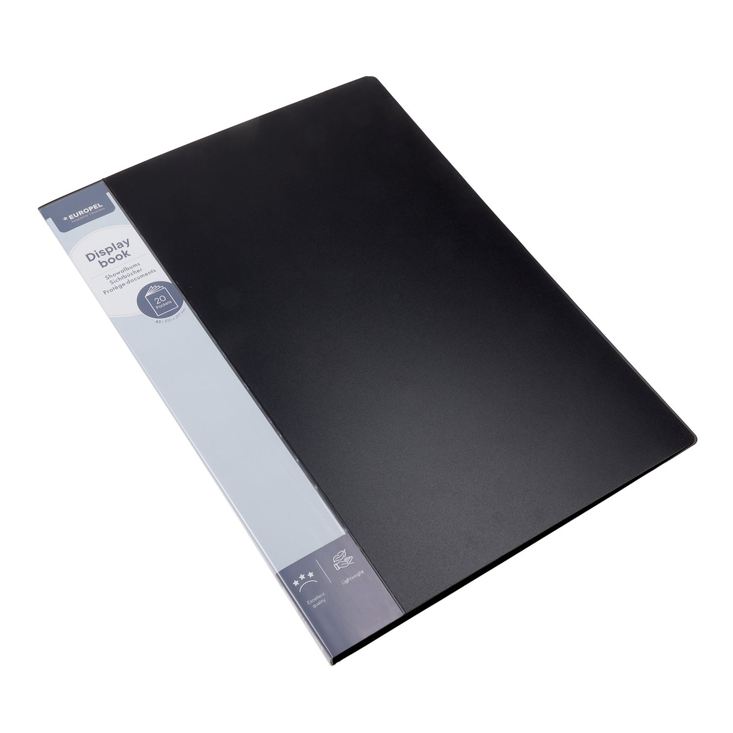 Quantore - Showmap Pel Deluxe A3 20 Taschen Anthrazit