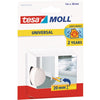 Tesa - Zugluftstreifen moll® Universal Selbstklebend für Tür 1mx38mm weiß