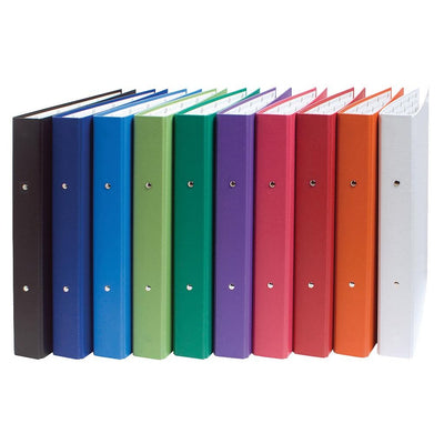 Exacompta -  Ringmap geassorteerde kleuren: wit, oranje, rood, roze, paars, groen, lichtgroen, blauw, donker