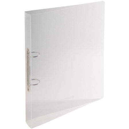 Exacompta - Classeur à anneaux Crystal, ft A4 maxi, 2 anneaux de 3 cm, cristal