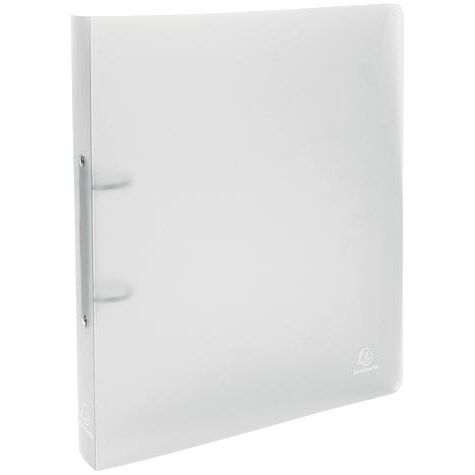 Exacompta - Classeur à anneaux Chromaline, pour ft A4 maxi, en PP, 2 anneaux de 30 mm, transparent