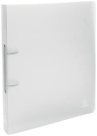 Exacompta - Classeur à anneaux Chromaline, pour ft A4 maxi, en PP, 2 anneaux de 30 mm, transparent