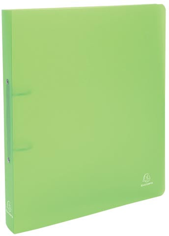 Exacompta -  ringmap Chromaline, voor ft A4 maxi, uit PP , 2 ringen van 30 mm, groen