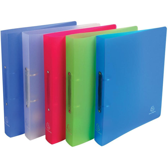 Exacompta -  ringmap Chromaline ft A4 maxi, 2 ringen van 3 cm, geassorteerde kleuren