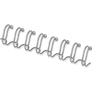 Fellowes -  draadruggen, doos van 100 stuks, 12 mm, zilver