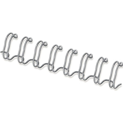Fellowes -  draadruggen, doos van 100 stuks, 12 mm, zilver