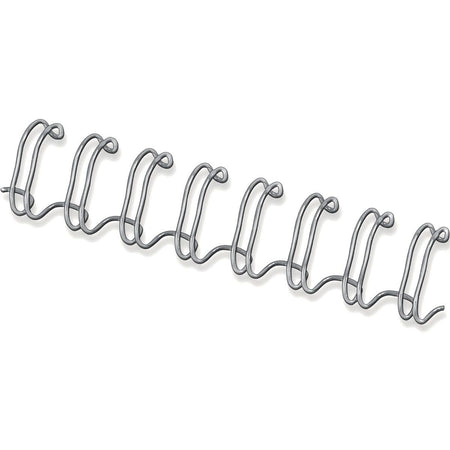 Fellowes -  draadruggen, doos van 100 stuks, 12 mm, zilver