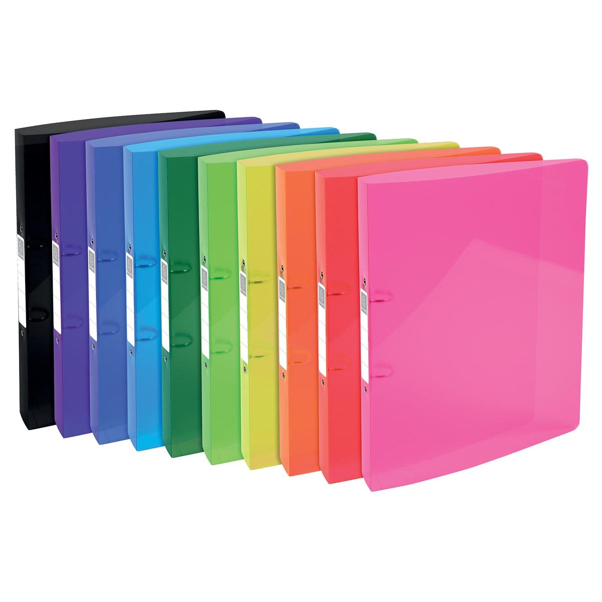 Exacompta -  Iderama ringmap, voor ft A4, Uit PP met softcover, 2 ringen van 30 mm, geassorteerde kleuren