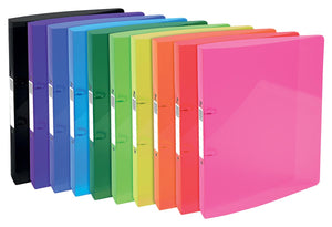 Exacompta -  Iderama ringmap, voor ft A4, Uit PP met softcover, 2 ringen van 30 mm, geassorteerde kleuren