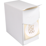 Klika -  Etiket / Sticker a gift for you 500 stuks wit goud