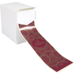 Klika - Label | Versandaufkleber Papier Eid Mubarak | 200x60mm | rotes Gold Rollen Sie bei 100 Teilen