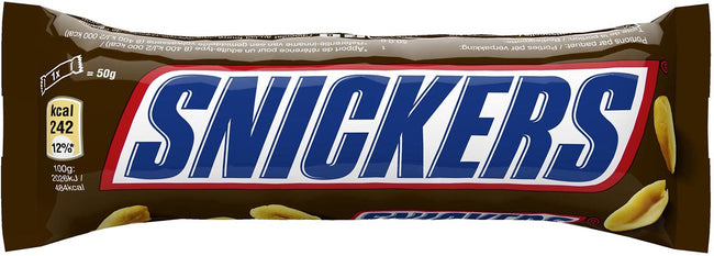 Snickers - barre de chocolat, 50 g