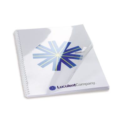 GBC - Page de couverture A4 PVC 200microns transparent 100 pièces