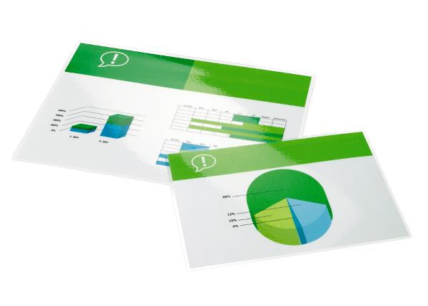 GBC - Pochette de plastification de documents ft A2, 250 microns (2 x 125 microns), paquet de 100