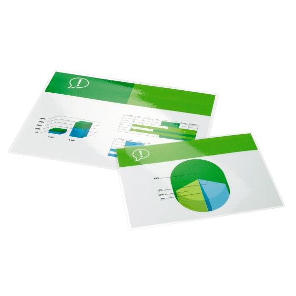 GBC - Pochette de plastification de documents ft A2, 250 microns (2 x 125 microns), paquet de 100