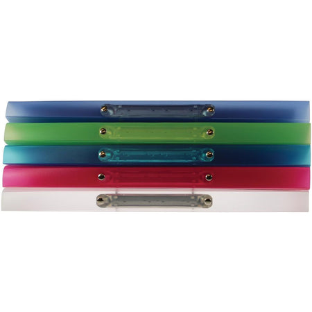 Exacompta - Exaclair Classeur à anneaux personnalisable Kreacover 2 anneaux 15 mm, coloris assortis