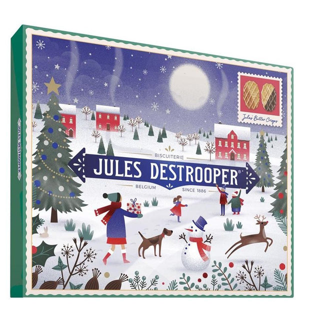 Jules Destrooper - Kekse, Butter Crisp-Jahresendkollektion, Schachtel mit 200 g
