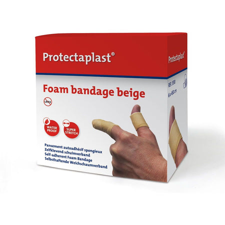 Protectaplast - Pansement mousse Proteclast beige 6cmx4,5m