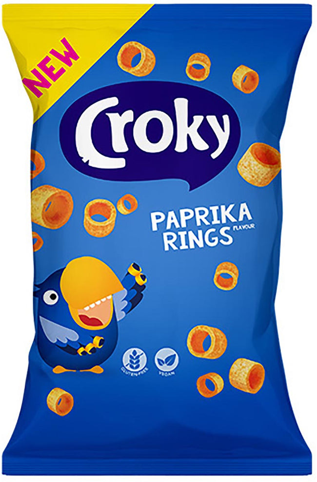 Croky - Croky Rings Paprika, 75 g Tasche