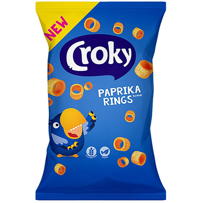 Croky -   rings paprika, zakje van 75 g