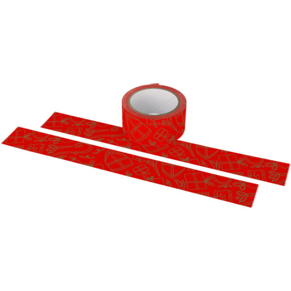 Timmers - papier électronique 50mmx50mtr rouge avec or Mieterse Mijters