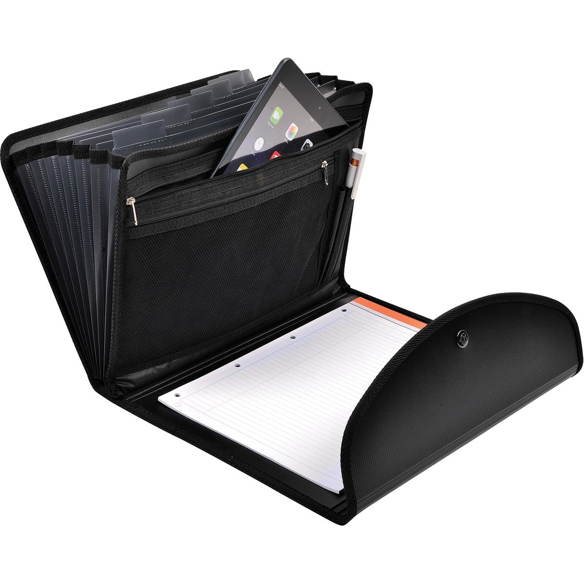 Exacompta - Sorting folder Exactive Exacfolio A4 6 compartments PP black