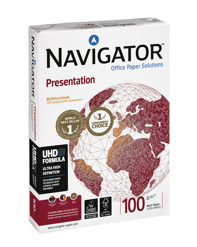 Navigator -  Kopieerpapier  presentation a4 100gr wit