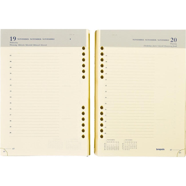 Brepols - Section agenda de remplissage Brefax 1, 2026