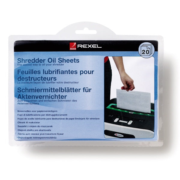 Rexel - Huile pour destructeur de papier feuille 20 feuilles