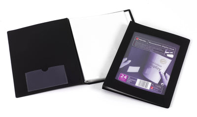 Rexel -  Presentation Displayboek A5 24 Showtassen Zwart