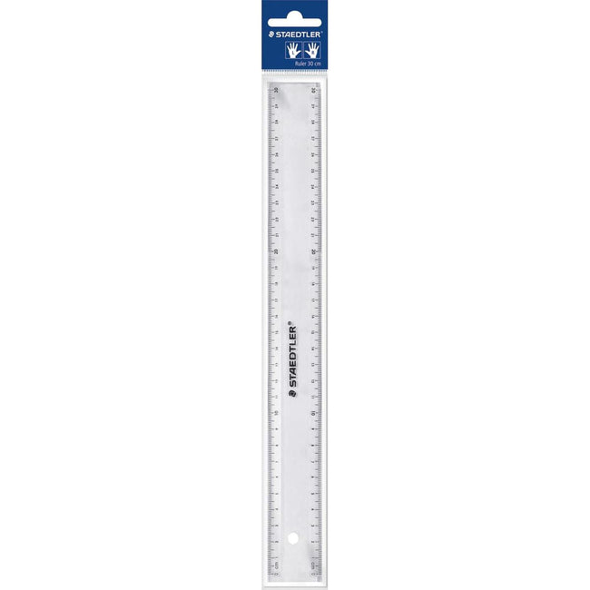 Staedtler - bâton de mesure transparent 30 cm