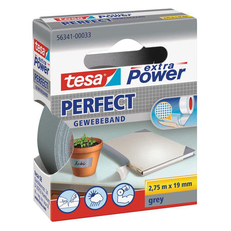 Tesa - extra Power Perfect, pi 19 mm x 2,75 m, gris