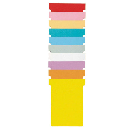 Nobo - T-Karte Nr.4 112mm weiß 100 Stück