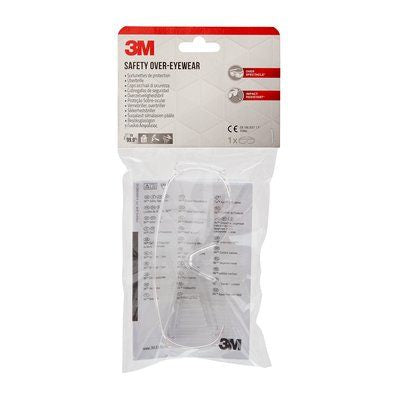 3M - Lunettes de sécurité à enfiler, anti-impact, visiteur