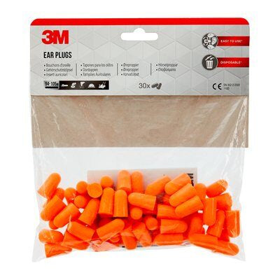 3M - bouchons d'oreilles 1100, réduction du bruit jusqu'à 35 dB, blister de 30 pièces