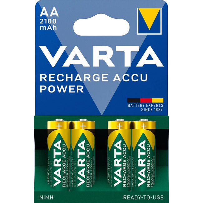 Varta - Batterie rechargeable 4xAA 2100mAh prête à l'emploi