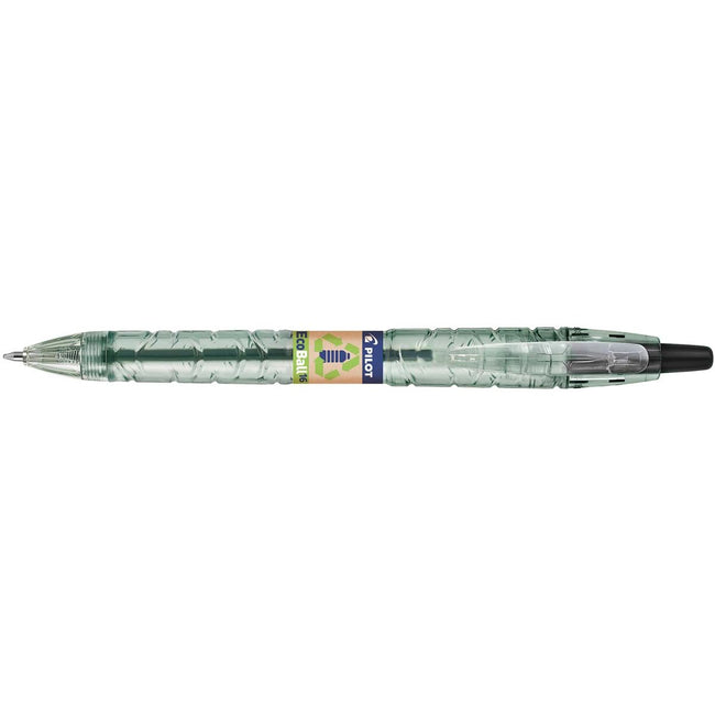 Pilot - Stylo à bille Ecoball B2P BeGreen, grand, noir