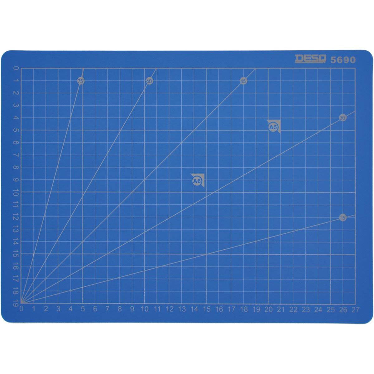 Desq -  Professionele snijmat, 5-laags, blauw, ft 22 x 30 cm