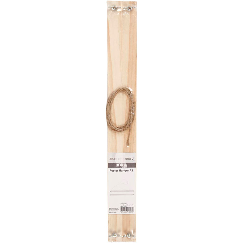 Creotime - Porte-affiche Creativ Company lxhxp 33,6x2x2,2cm bois