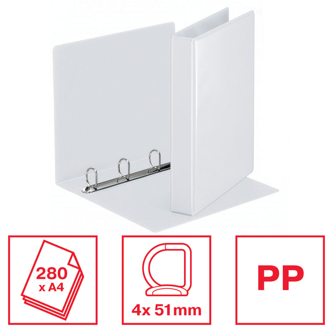 Esselte -  Ringband  panorama 2rings dmech 51mm wit