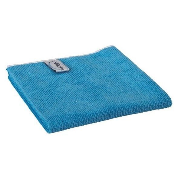 Vikan -  Microvezeldoek 40x40cm basic blauw